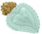 Baroni Home Cuore Sacro Ex-Voto in Ceramica Dipinta a Mano con Fiammella, Arte Sacra Tradizionale, Decorazione da Parete per la Casa, Tiffany, 16x11 cm