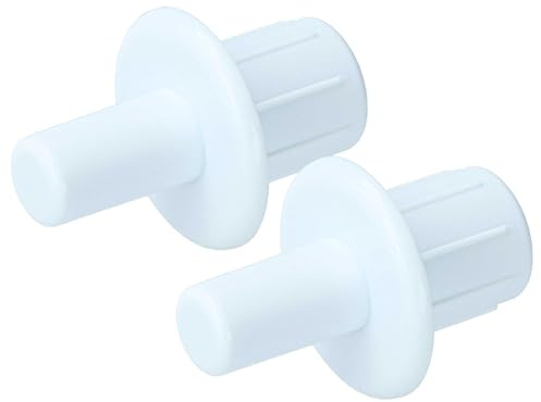 vhbw 2X Bolt for Freezer Compartment Door Replacement for Bosch 632231, 428473 for Freezer, Fridge - Flap Holder