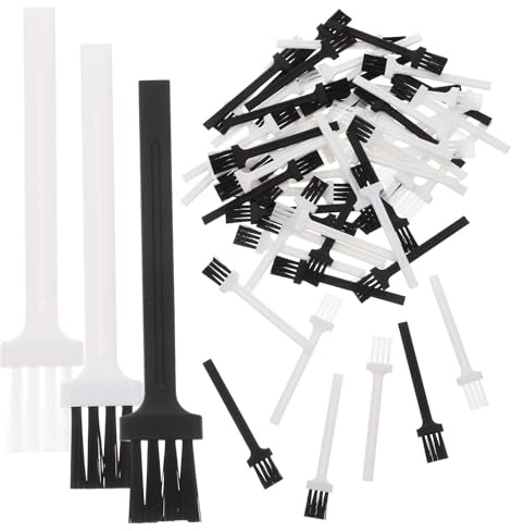 MAJORMENCH 60pcs Electric Cleaning Brush for Car Dashboard and Keyboard, Pp and Nylon Material, Multipurpose Mini Brush for Removing Dust and Cleaning Small Gaps in Winter and Autumn
