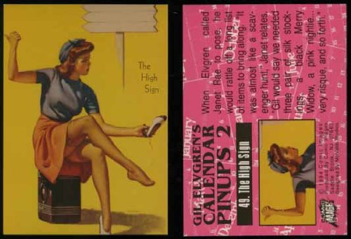 Gil Elvgren's Calendar Pinups 2 (1994 Trading Card #49)