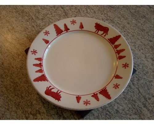 TABLE&COOK Assiette à dessert 'vache rouge' (lot de 6) - F361000328D0164