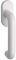 Hewi Fensteroliven 111FG.1, mit Stift 7x35mm, Farbe 99=reinweiß