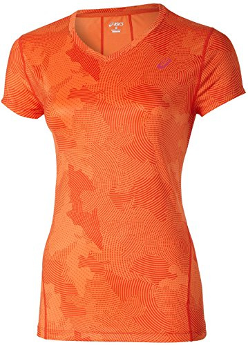 Asics Women's L2 All over Graphic Short Sleeve Top