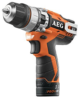AEG 4935443964 - Taladro percutor 12v, 2,0 ah 2 bat
