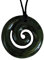 Nephrite Jade/Greenstone Pounamu Kettenanhänger aus Neuseeland …