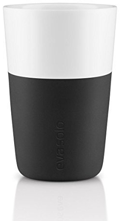 Eva Solo Cafe Latte Tumbler, 360ml, Carbon Black, Set of 2 by eva solo