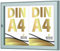 Schaukasten Keitum Economy 2x DIN A4 | Querformat B 390 × H 515mm | wetterfest für innen und aussen | abschließbar | Acrylglas 2mm | Alu-silberfarbig eloxiert