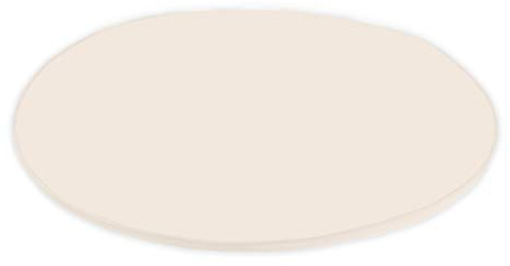 Alanpur® Pro Soft Round topper Ø rund kallskum madrassöverdrag (diameter 190 cm) ca 5 cm kärna med överdrag ca 5,2 cm – Made in Germany