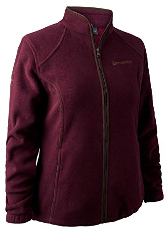 Deerhunter Lady Josephine Fleece-Jacke - Burgund