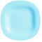 Luminarc Carine Square 18pc Opal Glass Dinner Set Dinnerware Tableware Plates (6X Dessert Plates, Turquoise)