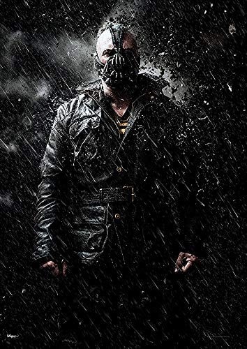 DC Comics - The Dark Knight Trilogy - Bane - Gotham - Justice League - Durable 43,2 x 24 MightyPrint Wandkunst - Nicht aus Papier - Offizielles Lizenzprodukt