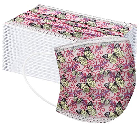AMDOLE Jinchan Kinder Einwegmẵske Cartoon 3-lagig Atmungsaktiv Face Cover Atmungsaktive Gesichtsabdeckungen Multifunktionstuch Sommerschal Hautfreundlich Bandana Halstuch Schals für Junge Mädchen