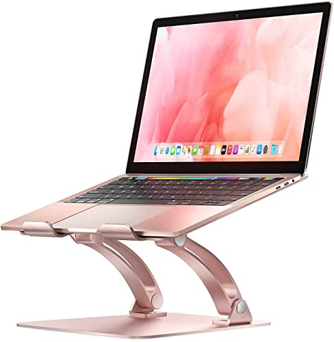 Nulaxy C1 Laptop Stand, Compatible with MacBook, All Laptops - Rose Gold