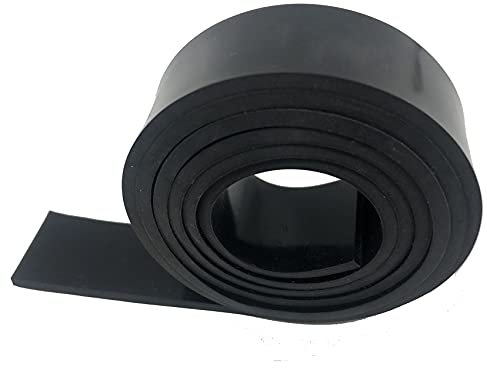LMS Schwarze dünne hitzebeständige Silikon-Gummi-Rollstreifen für hohe Temperaturen 60 A, kein Klebstoff, DIY-Dichtungen, Material für Dichtungen, Stützen, Pipeline, Abrieb (0.6 cmx5 cmx3 m, schwarz)