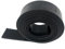 LMS Schwarze dünne hitzebeständige Silikon-Gummi-Rollstreifen für hohe Temperaturen 60 A, kein Klebstoff, DIY-Dichtungen, Material für Dichtungen, Stützen, Pipeline, Abrieb (0.6 cmx5 cmx3 m, schwarz)