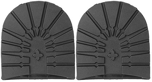 Hztyyier Un Paio di Suole in Gomma di Ricambio per Scarpe, Suole per Stivali in Gomma Naturale Antiscivolo per la Sostituzione di Riparazioni di Scarpe(Tacco Nero)