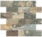 DEWOO Peel and Stick on Self Adhesive Wall Tiles for Kitchen Splashback Sticky Vintage Wood Look Green 10-Sheet (13.5 x 11.4)
