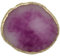Nail Art Palette Resin Nail Art for Nail Polish Gel Polygel Varnish Colour Mix Manicure Cosmetic Tool - Purple Round