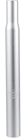 X AUTOHAUX 27.2x250mm Bicycle Seat Post Seat Tube with Scale Mark Silver Tone