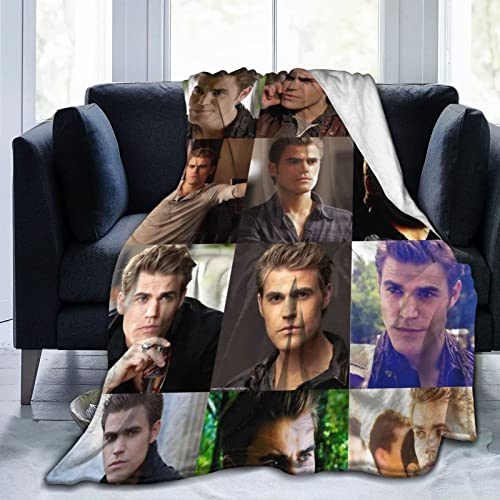 Kuschelige Plüsch-Decke Stefan Thow Salvatore Flanelldecke, Bettwäsche, warmes Fleece, weiche Decke für Sofa, Couch, Wohnzimmer, Büro, Auto, Camp, Stranddecken, 127 x 102 cm