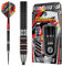 WINMAU Florian Hempel 23 Gramm professionelles Steeltip Wolfram Darts Set mit Flüge und Shafts (Stiele)