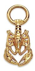 PAUL HEWITT Damen-Charm Edelstahl, recycelt One Size, Gold 32023874