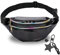 Gürteltasche Mädchen Bauchtasche Damen Glitzer Kinder Mit Mode Wasserdicht Fügen einen Schlüsselanhänger hinzu Holographic Jugendliche (Schwarz)