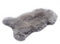 HOME LAMB Lammfell Silber 100-110 cm - Weich Schaffell Echt - Natürliche Lammfell Teppich Wohnzimmer - Flauschig Lammfell Echt - Deko Fell Schlafzimmer - Naturfell - Lammfelle