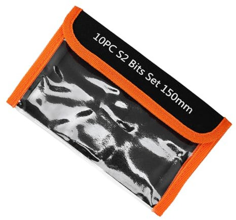 Uonlytech Cloth Tool Bag Wrench Organizer: Portable Tool Storage Box Driver Bit Case Small Tool Carrying Case Drill Bit Bag Bit Tool Pouch Cloth for Storage