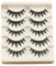 5 paires femmes japonais maquillage sérieux faux cils longs épais de beauté naturelle épaisse extension de cils bricolage cosmétique faux cils faux cils
