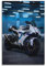 FYUER Sportbike-Poster R1 Superbike-Motorrad, dekoratives Gemälde, Leinwand, Wandkunstwerk, Bild, 30 x 45 cm