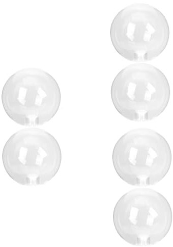 Mikikit 6 Stk Lampenschirm aus Glas ersatz lampenschirm Pendelleuchte Lampenschirm Nachttischlampenschirm Stehlampenschirm Lampenschirme aus Glas Lampenschirm aus Kugelglas Weiß