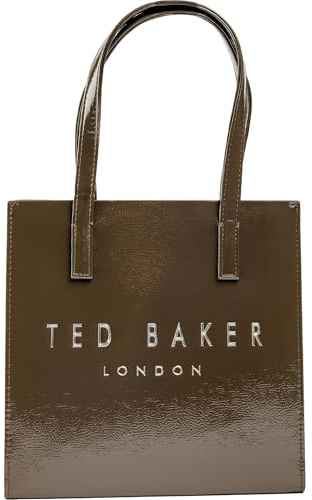 Ted Baker Damen CRINION-Crinkle Small Bag Icon-Tasche, Khaki