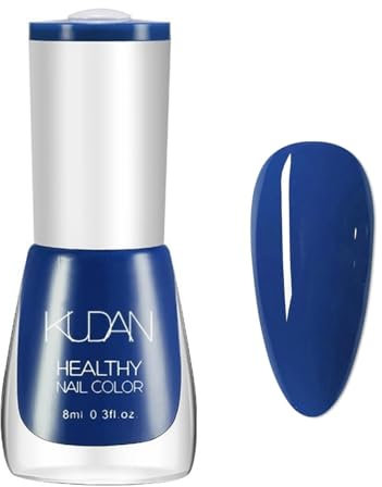 Dunkle Blau Nagellack, Schnelltrocknender Nagellack, Nagellack mit cremigem Finish, Langanhaltender Chip Resistant & Nagellack für DIY Nail Art Maniküre zu Hause 8ML (27 Dunkle Blau)
