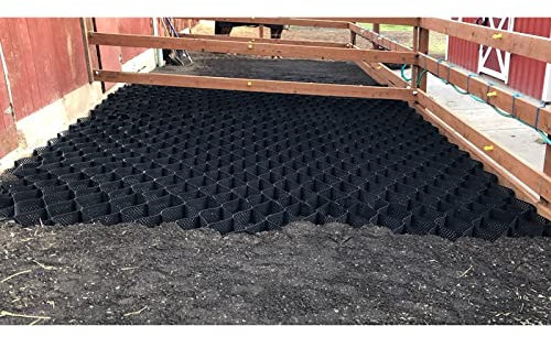 Stabilisateur de gravier robuste pour allées, parkings, allées, terrasses, facile à couper - 2 x 5 m