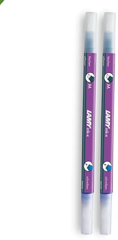 LAMY ink-x 2er Set Tintenlöscher Velvet aus Kunststoff mit Löschspitze und Korrekturspitze Mittel - ausschließlich zum Löschen von königsblauer Tinte