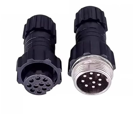 eufeifeiegds 5/20Sets QL16 M16 Luftfahrt Ip65 Männlich Weiblich Docking Panel Montiert Stecker 2/3/4/5/6/7/8/9pin wefeiegds(Docking 10P,20 Sets)