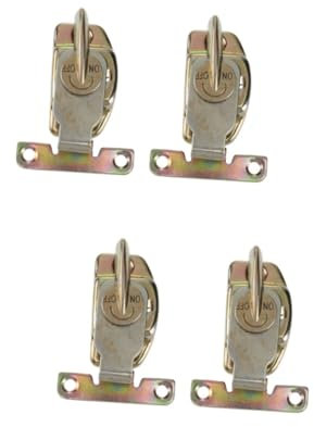 jojofuny 2 Sätze Verschlussschnalle Abalone-schnalle Schrankschloss Esstisch Schnallen Schubladengriffe Schwarze Türgriffe Handhaben Griffe Für Schränke Doppelt Eisenfarbe 2 Stück * 2