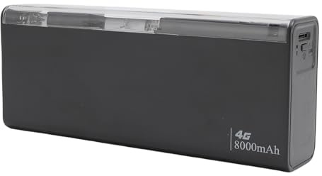 Elprico 4G LTE Mobile WiFi Hotspot, Tragbarer Reiserouter mit 8000mah Power Bank, Entsperrte 300 Mbit/S WiFi -Gerät für Europa Afrika
