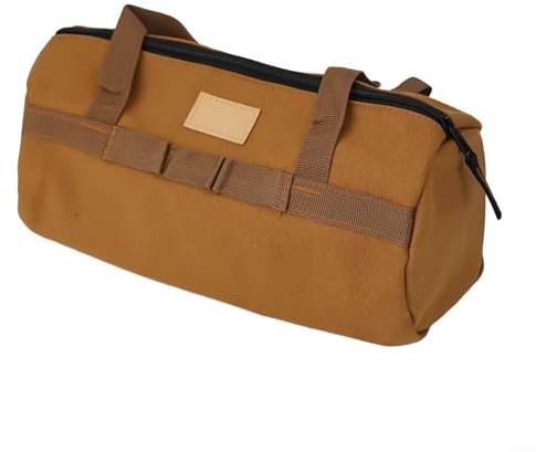 Besttoolifes Aufbewahrungstasche für Zeltheringe, Canvas-Griff, Gadget-Organizer mit Plus-Layout für Heringe für Doppelhammer plus Seile, kompakter Transport, Camping, Wandern, für Rucksackreisen
