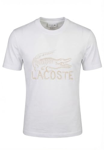 Lacoste T-Shirt TH1427 001, Weiß, weiß, XL
