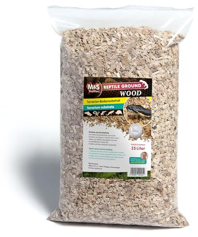 M&S Reptile-Wood Boden-Substrat, 25 Liter