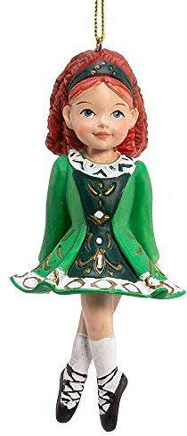 Irish Girl Dancer in Green Dress Christmas Ornament by Kurt Adler
