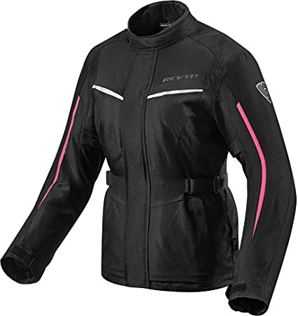 Revit Voltiac 2 Veste de dames moto Textile Noir/Rose 46