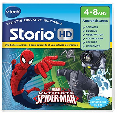 VTech - 273005 - Jeu pour Tablette - HD Storio - Spiderman