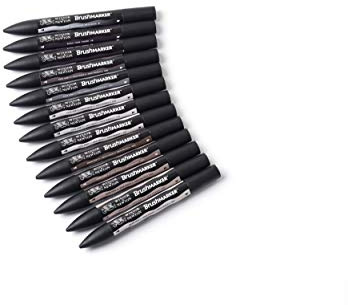 Winsor & Newton BrushMarker - Set of 12 - Neutral Tones