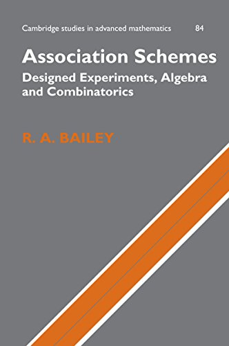 Association Schemes: Designed Experiments, Algebra and Combinatorics (Cambridge Studies in Advanced Mathematics Book 84) (English Edition)