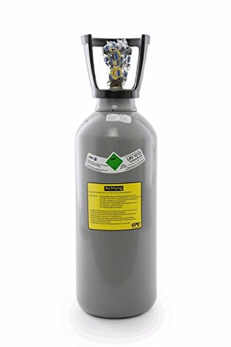 Co2-Kohlensäure Flasche 6 kg, Getränkequalität, Thekenversion/ kurze Bauform