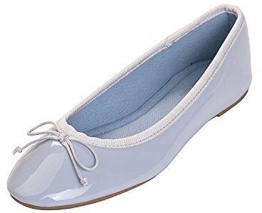 Feversole Ballerina in Vernice Colorata con Cuscino in Memory Foam per amaretti da Donna