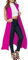 Re Tech UK - Ladies Sleeveless Cardigan | Womens Summer Lightweight Longline Waistcoat | Waterfall Open Front Maxi Cardigan | Thin Boyfriend Cardigans for Women UK (16-18 XL Hot Pink)